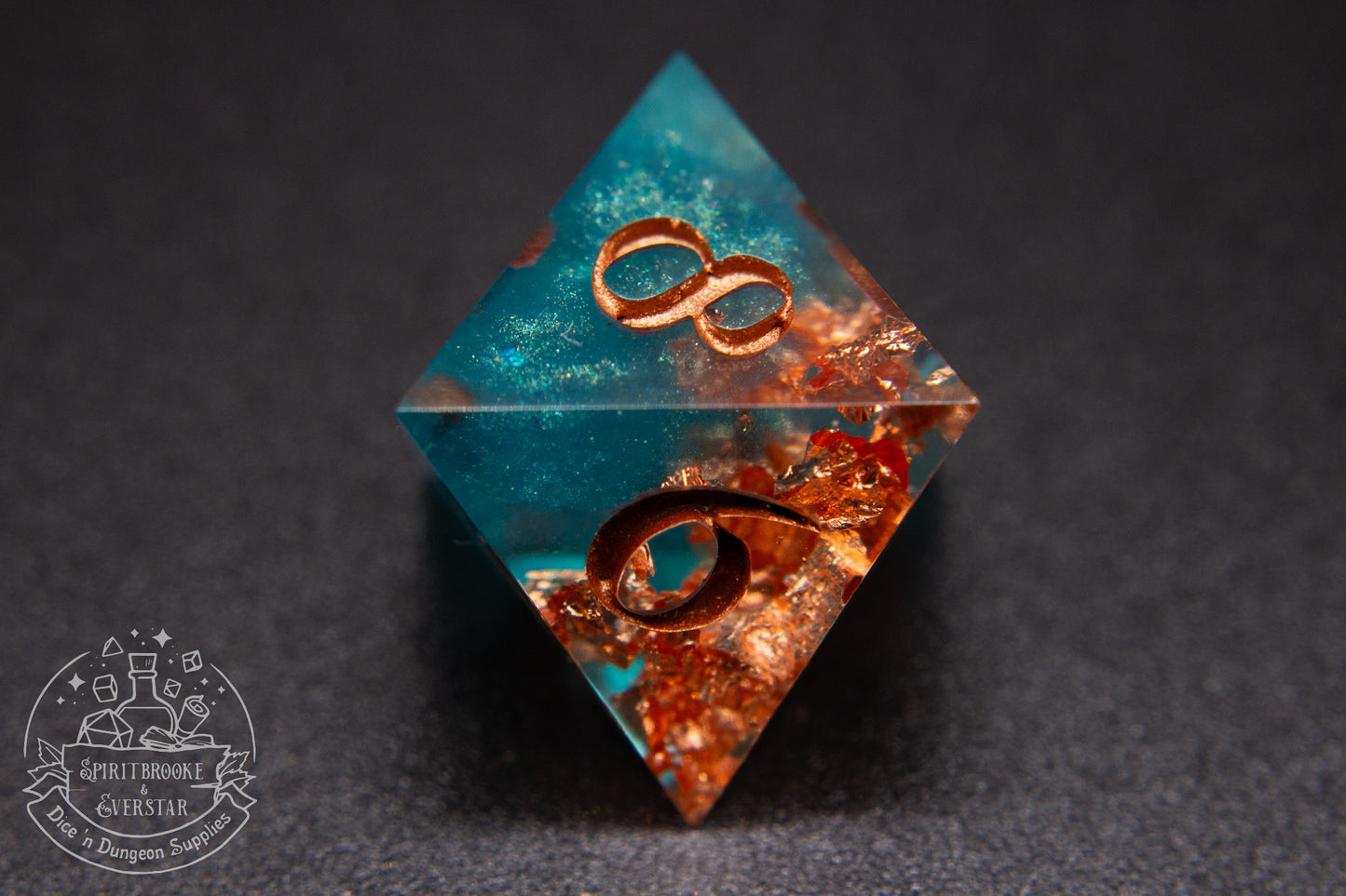 Poseidon's Backyard Polyhedral Dice set