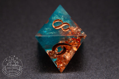 Poseidon's Backyard Polyhedral Dice set