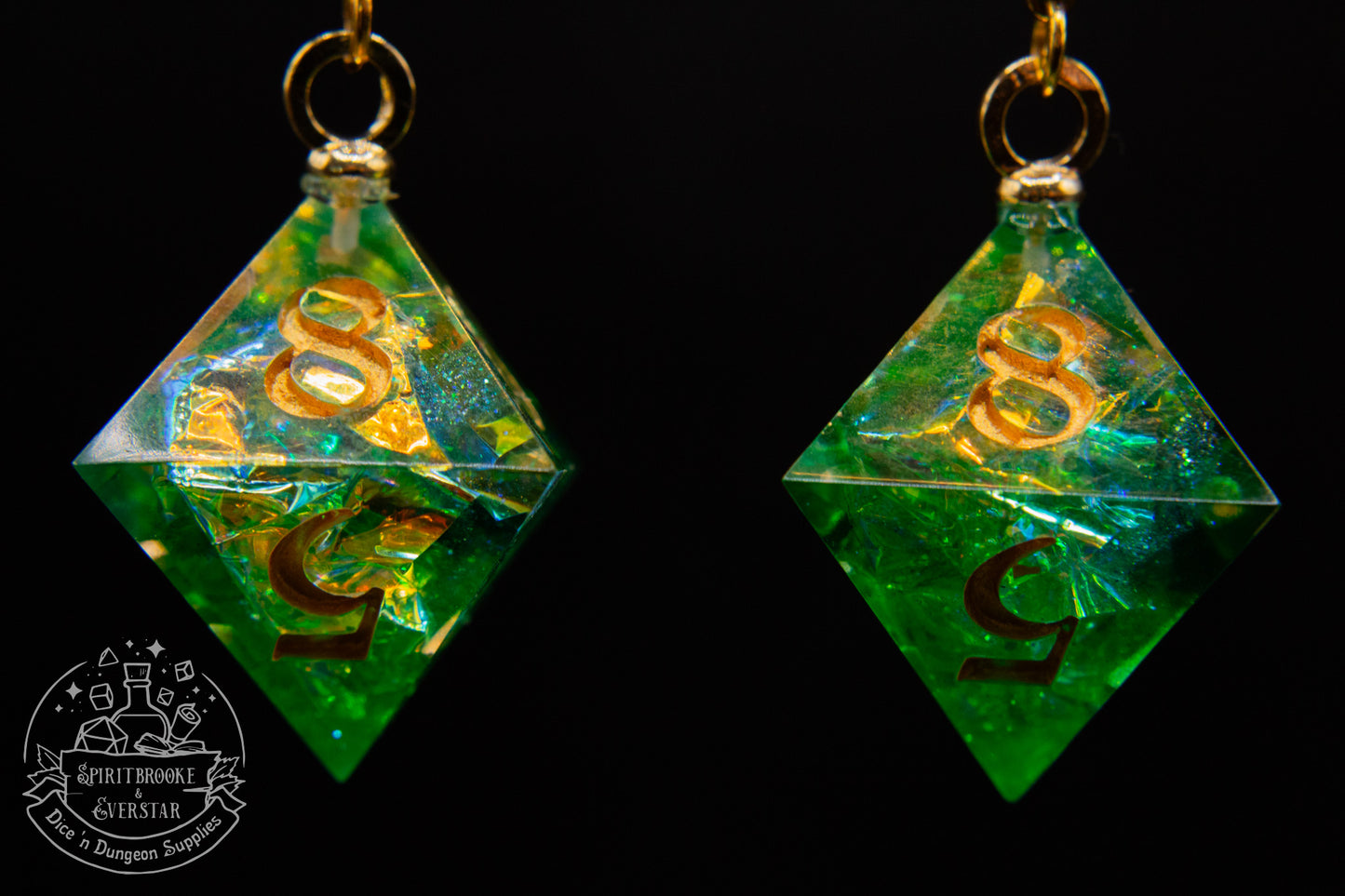 Forest Elf D8 Earrings