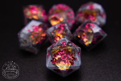 Ametrine Crystal Dream Polyhedral Geode Dice