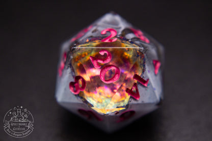 Ametrine Crystal Dream Polyhedral Geode Dice