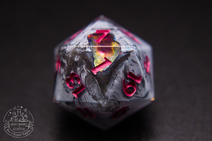 Ametrine Crystal Dream Polyhedral Geode Dice