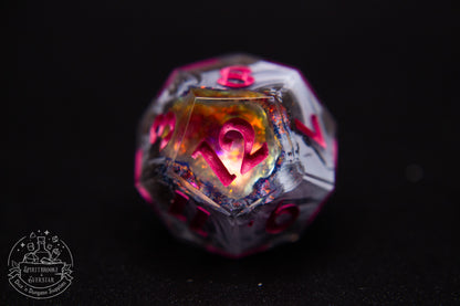 Ametrine Crystal Dream Polyhedral Geode Dice