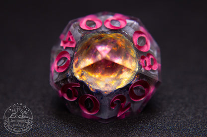 Ametrine Crystal Dream Polyhedral Geode Dice
