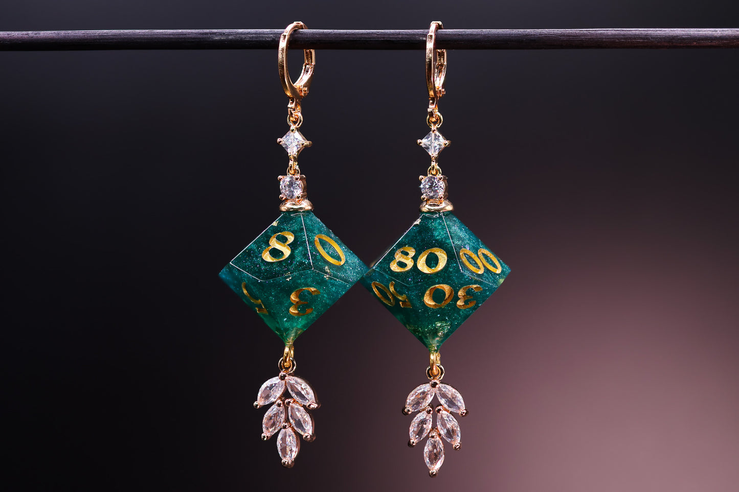 Forest Ranger Lord D10 and D100 Earrings