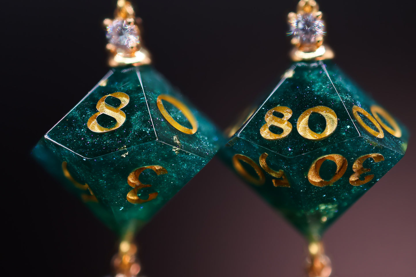 Forest Ranger Lord D10 and D100 Earrings