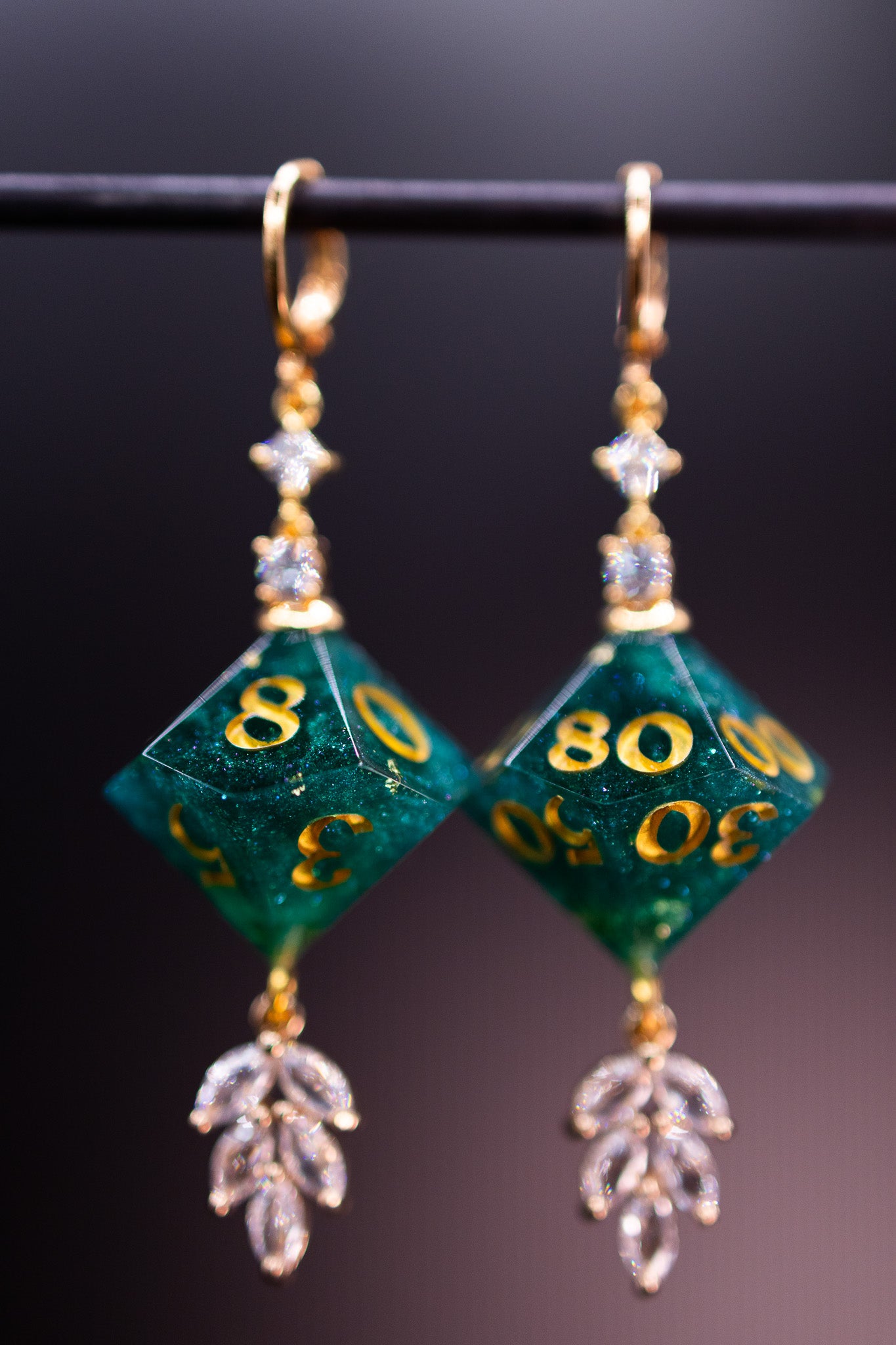 Forest Ranger Lord D10 and D100 Earrings