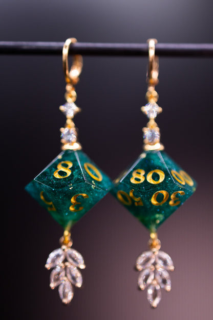 Forest Ranger Lord D10 and D100 Earrings