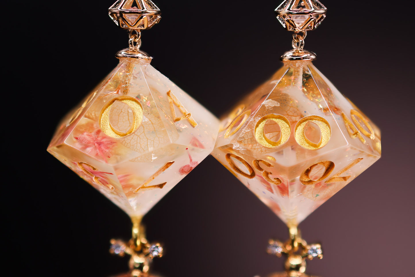 Blush Meadow D10 and D100 Earrings