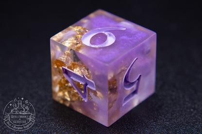 Violet Court Polyhedral Dice set