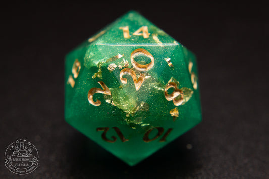 Jungle Treasure Handmade Single D20