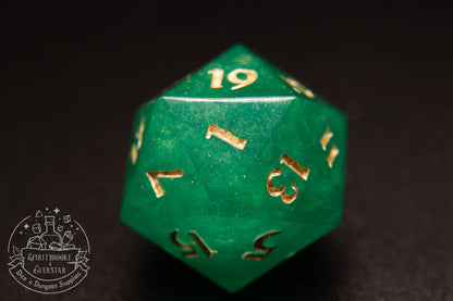 Jungle Treasure Handmade Single D20