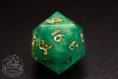 Jungle Treasure Handmade Single D20