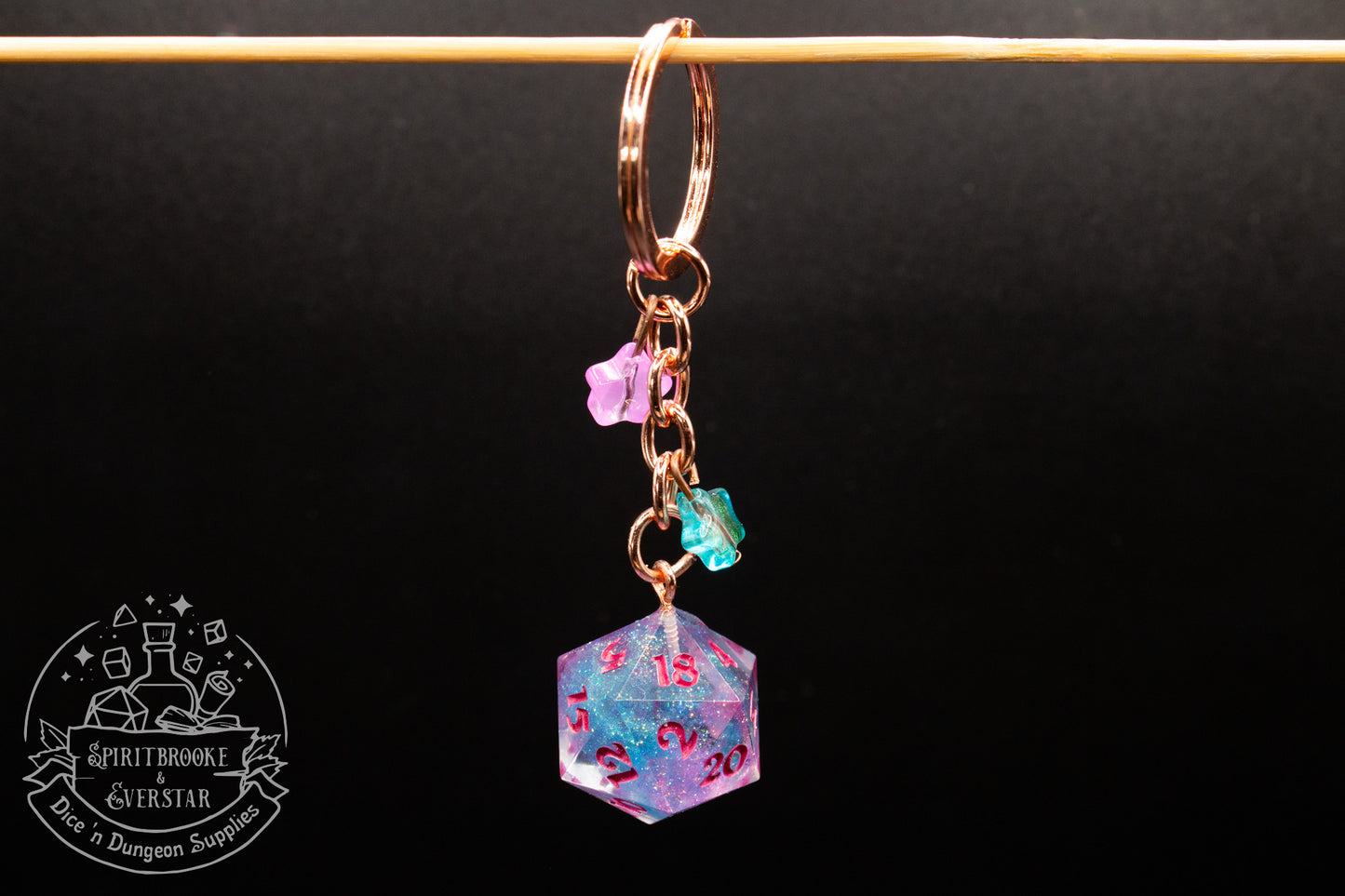 Cotton Candy Keychain