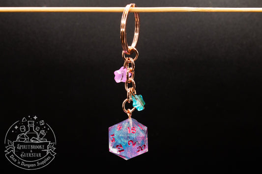 Cotton Candy Keychain