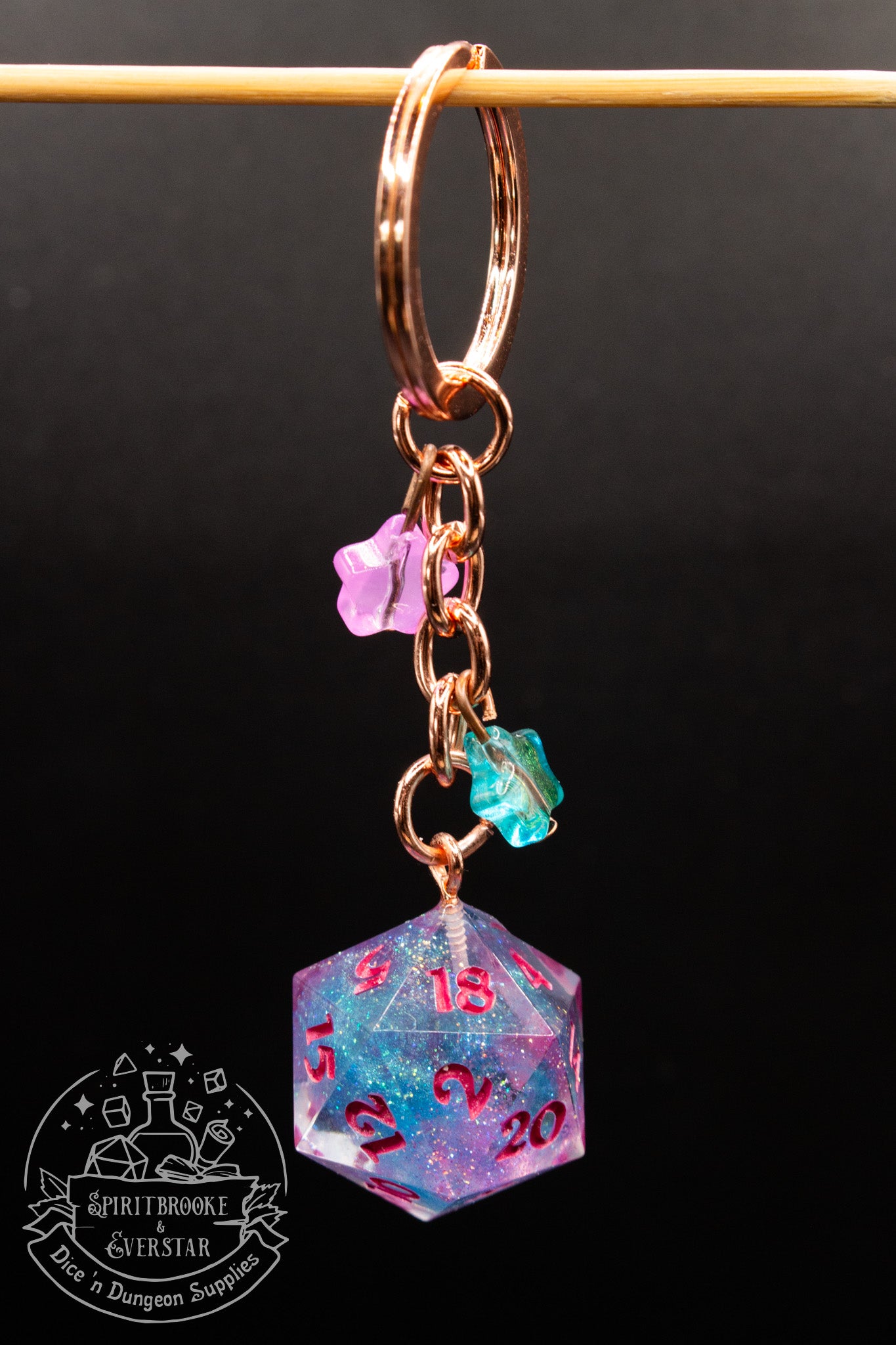 Cotton Candy Keychain