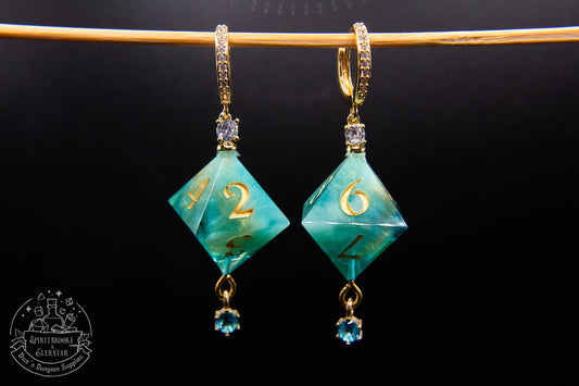 Seafoam D10 + D100 Earrings