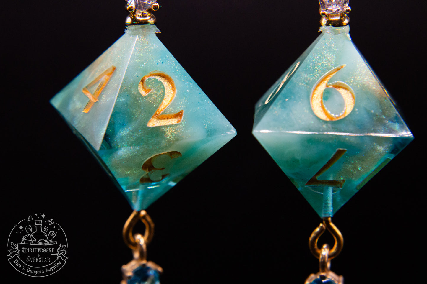 Seafoam D10 + D100 Earrings