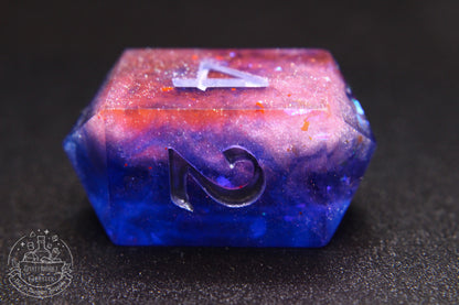 Cosmic Fire Polyhedral Dice set