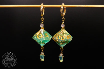 Jungle Treasure D10 + D100 Earrings