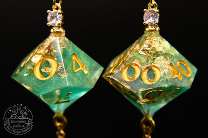 Jungle Treasure D10 + D100 Earrings