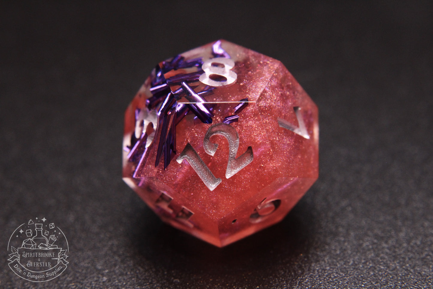 Roseveil Polyhedral Dice set