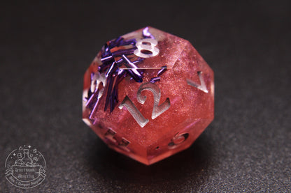 Roseveil Polyhedral Dice set