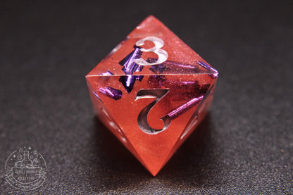 Roseveil Polyhedral Dice set