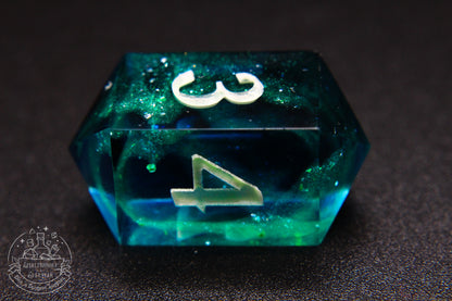 Northern Lights Glow in the Dark Polyhedral Dice set