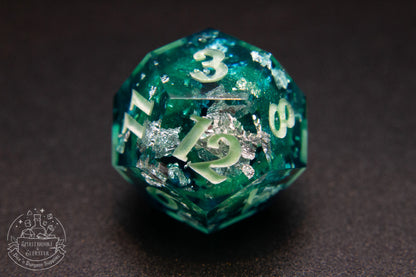 Northern Lights Xtra Glow in the Dark Polyhedral Dice set