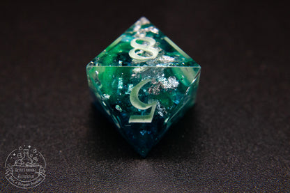 Northern Lights Xtra Glow in the Dark Polyhedral Dice set