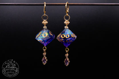 Wizards Wish D10 + D100 Earrings