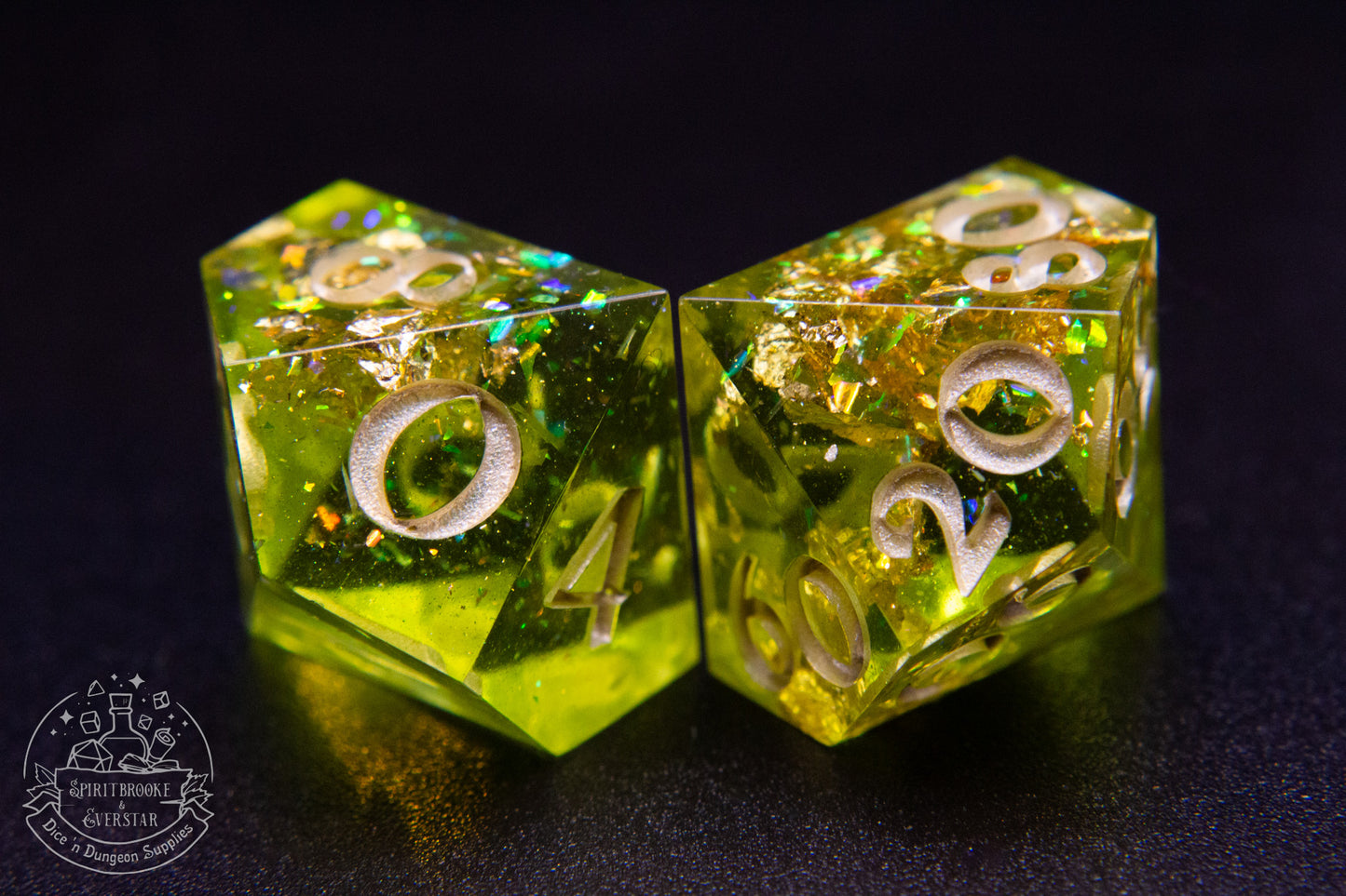 Verdelight Polyhedral Dice set