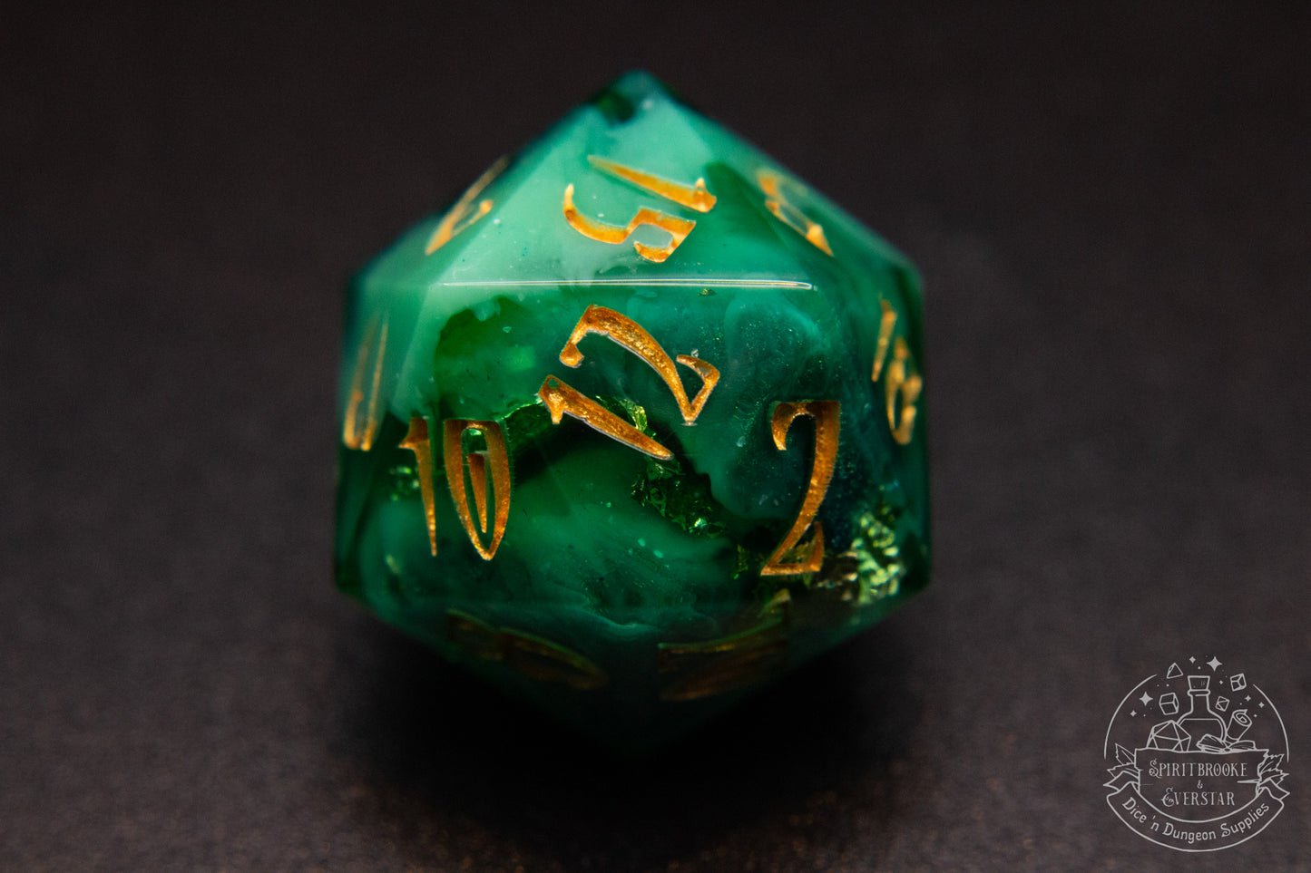 Faefern Pointy Polyhedral Dice set