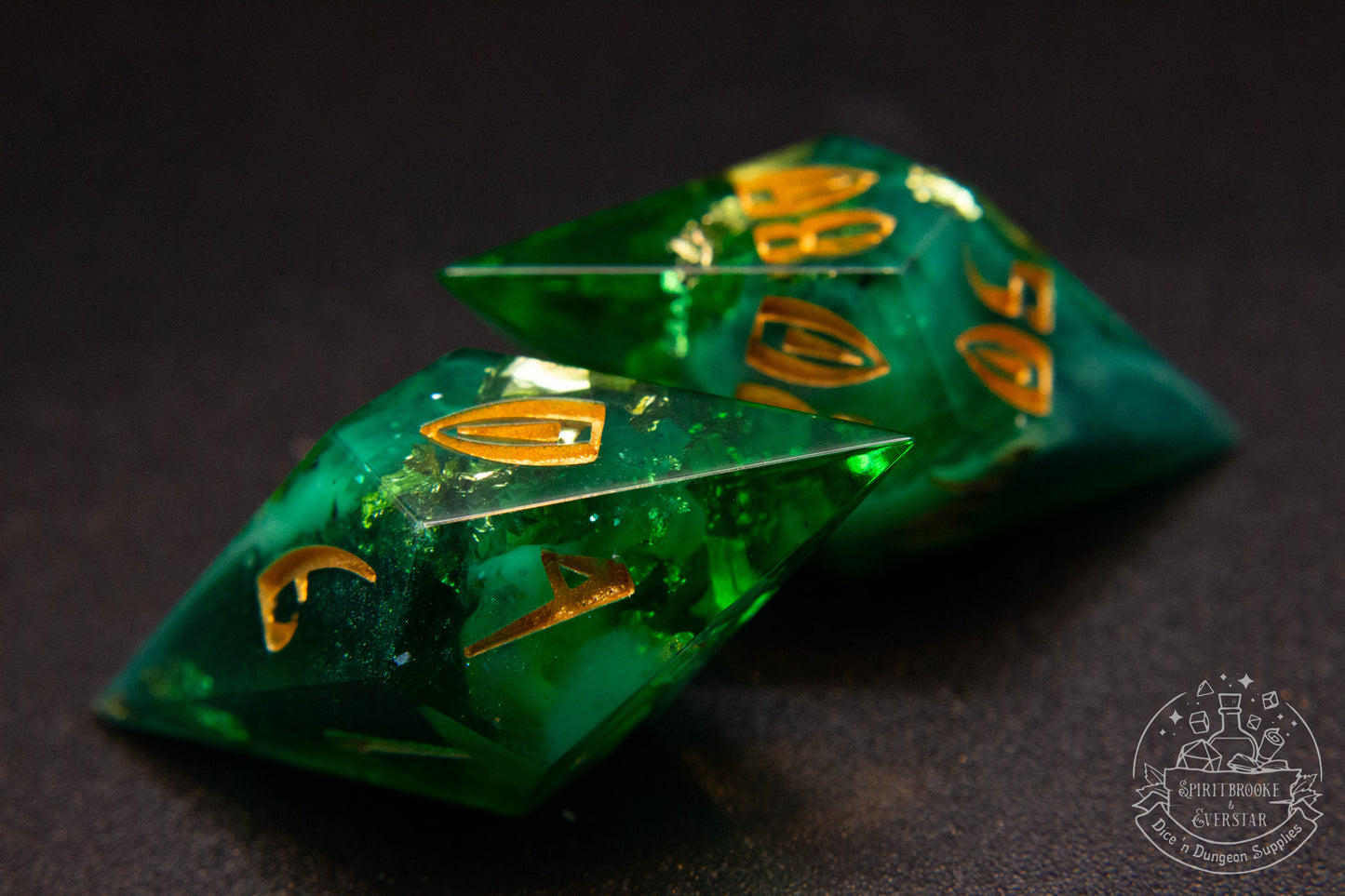 Faefern Pointy Polyhedral Dice set