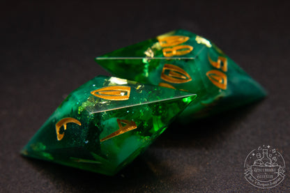 Faefern Pointy Polyhedral Dice set