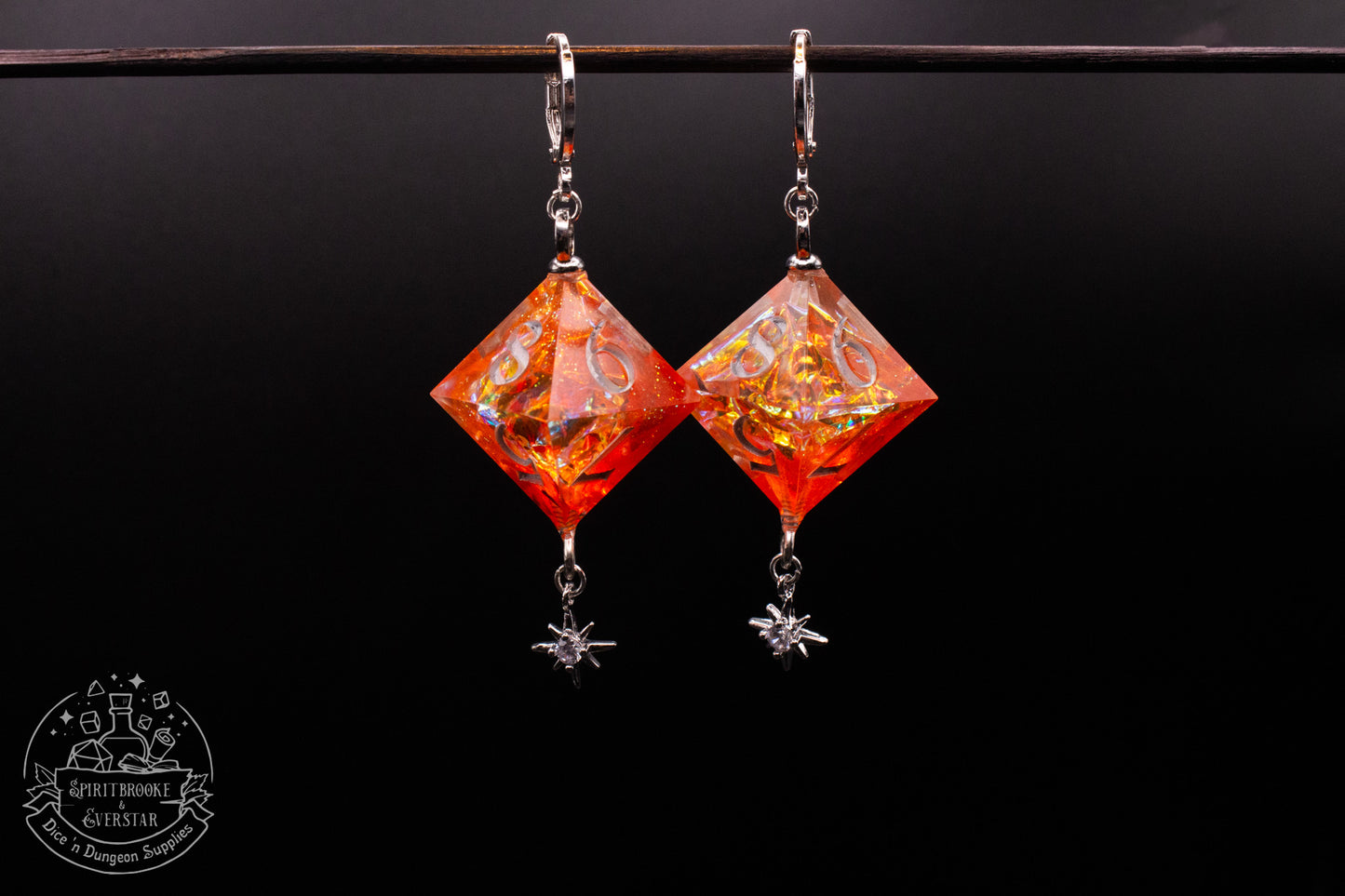 Tangerine D8 Earrings