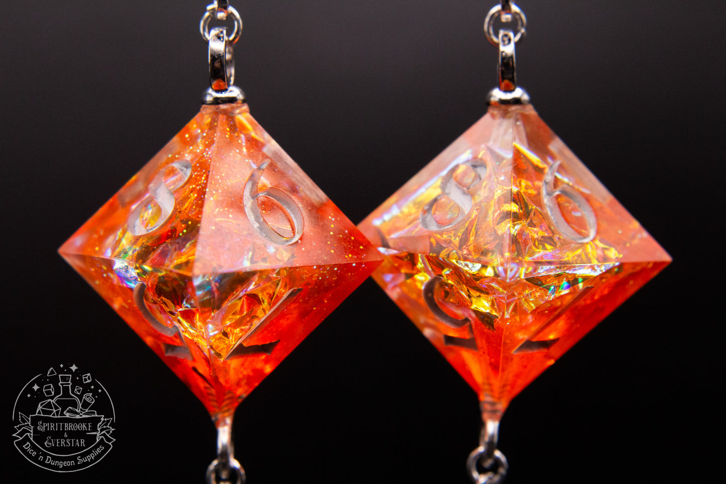 Tangerine D8 Earrings