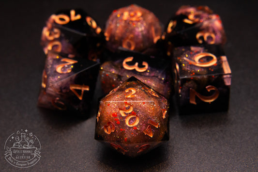 Voidfire Polyhedral Dice set