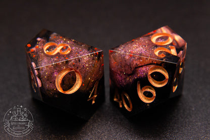 Voidfire Polyhedral Dice set