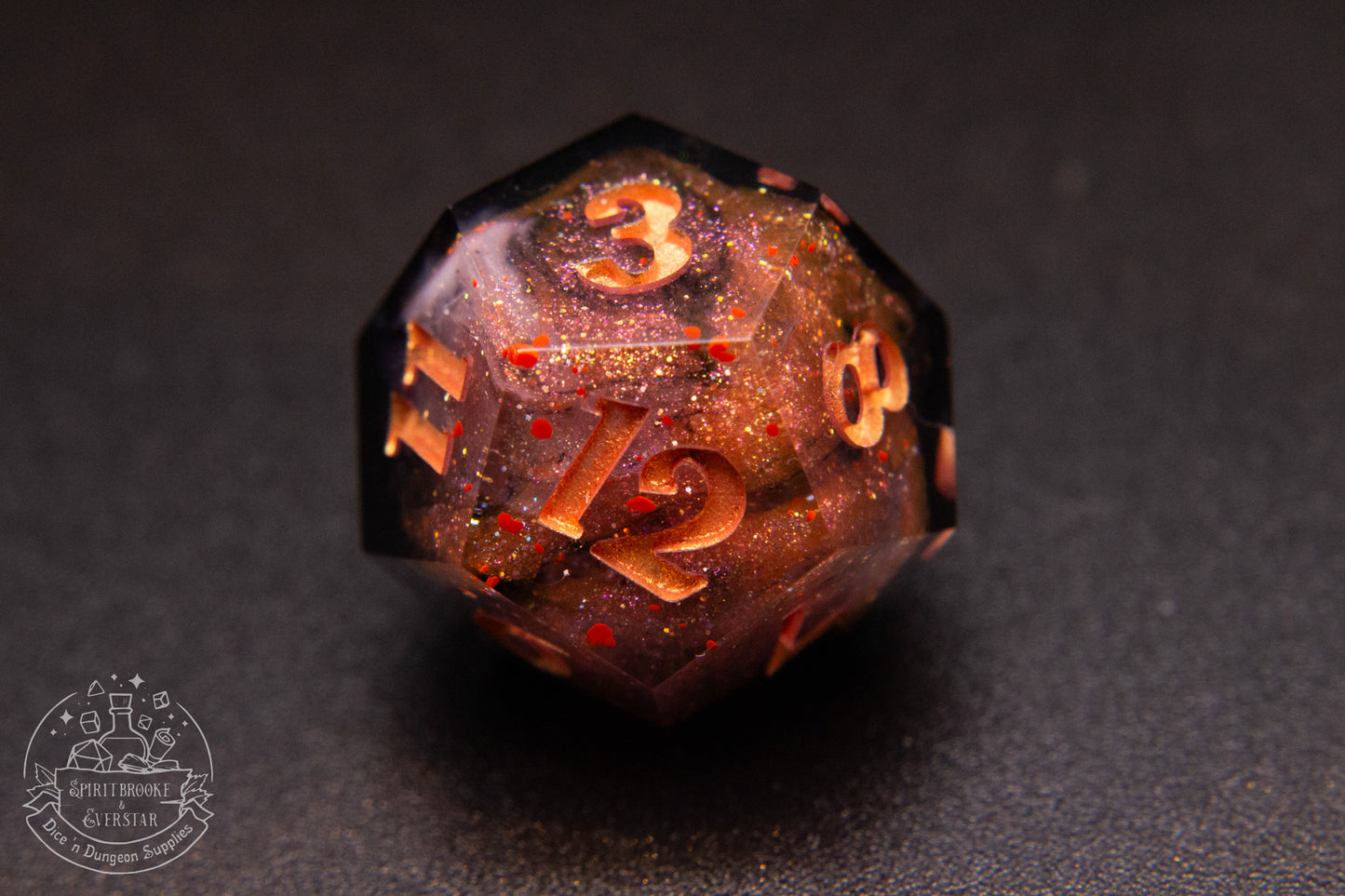 Voidfire Polyhedral Dice set
