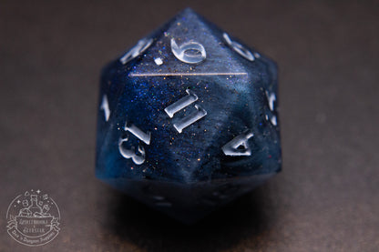 Cobaltalune Polyhedral Dice set