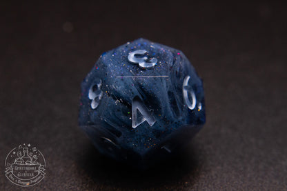 Cobaltalune Polyhedral Dice set