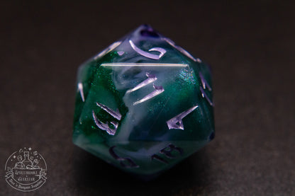 Hexmist Pointy Polyhedral Dice set