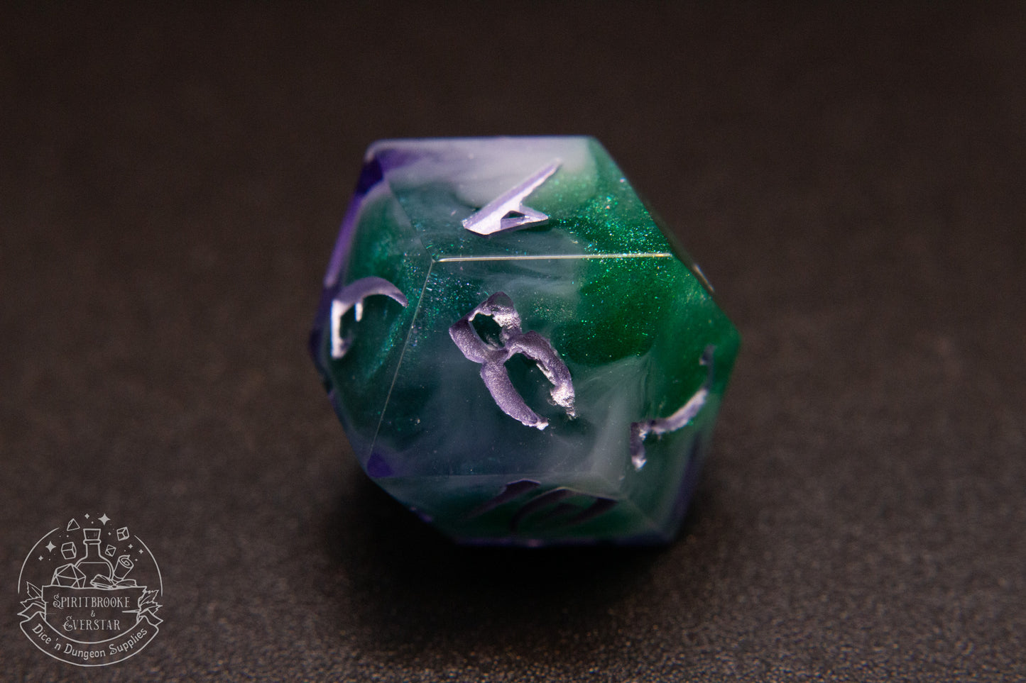 Hexmist Pointy Polyhedral Dice set