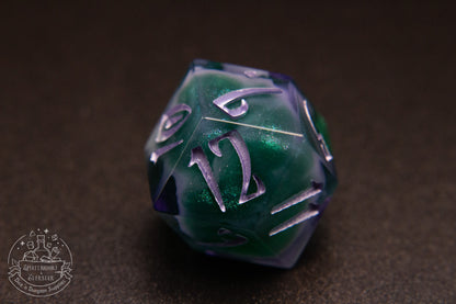Hexmist Pointy Polyhedral Dice set