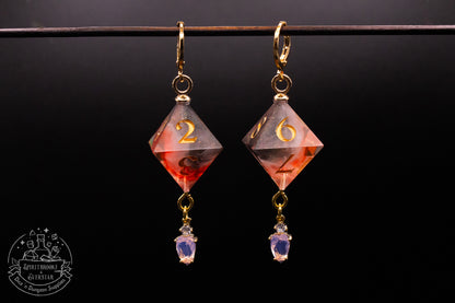 Oozing Alchemist D8 Earrings