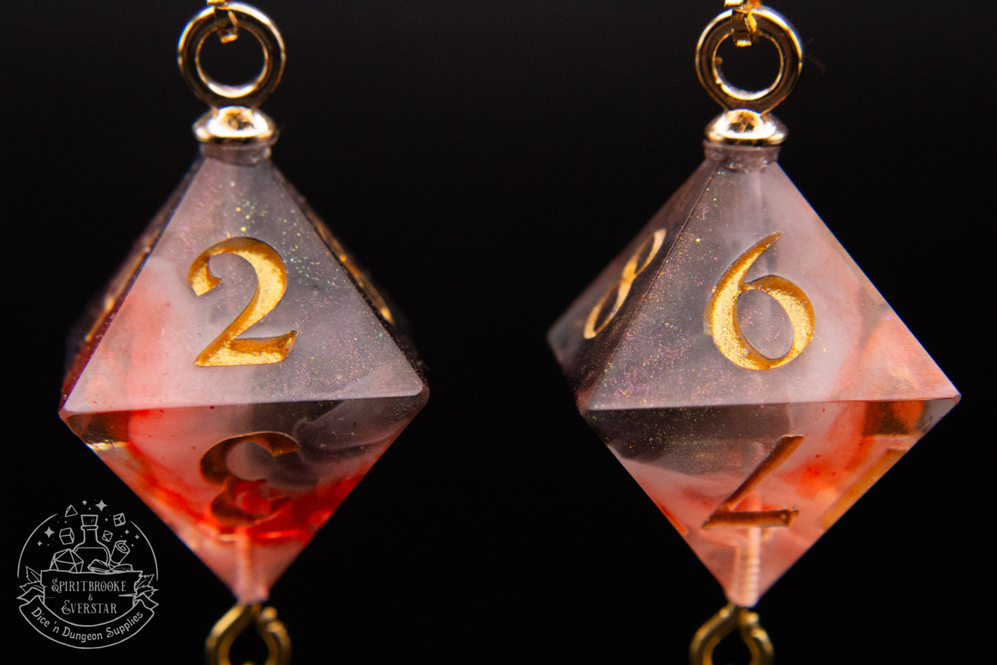 Oozing Alchemist D8 Earrings