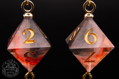 Oozing Alchemist D8 Earrings