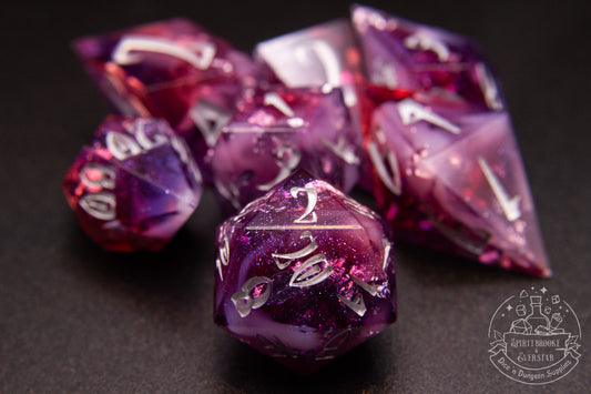 Amarielle Pointy Polyhedral Dice set